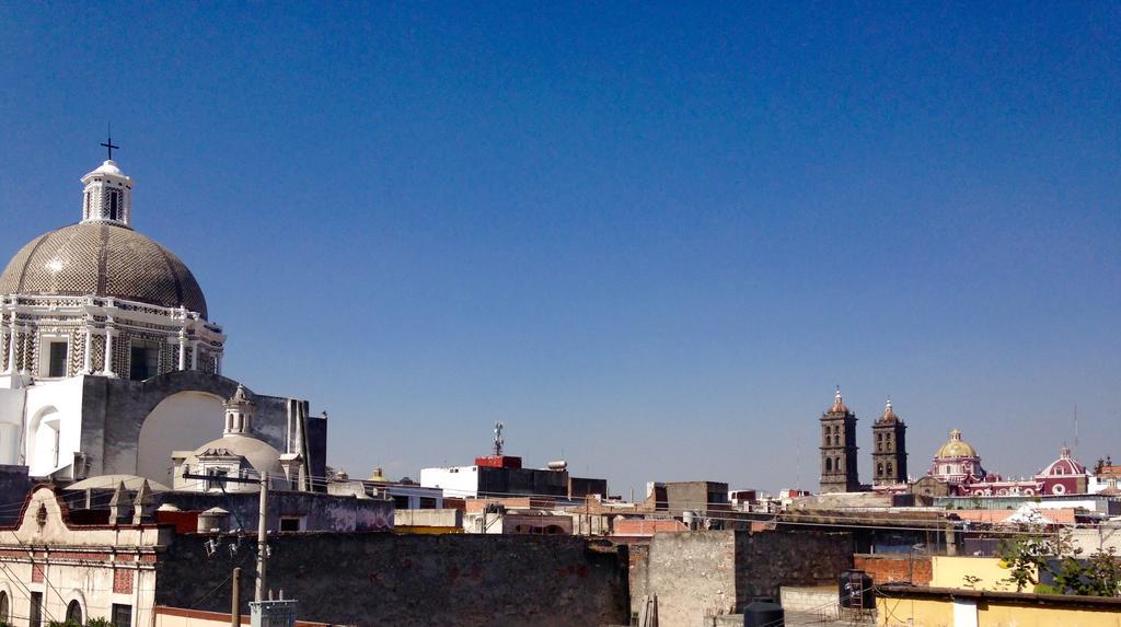 Meson Sacristia De La Soledad Hotell Puebla Exteriör bild